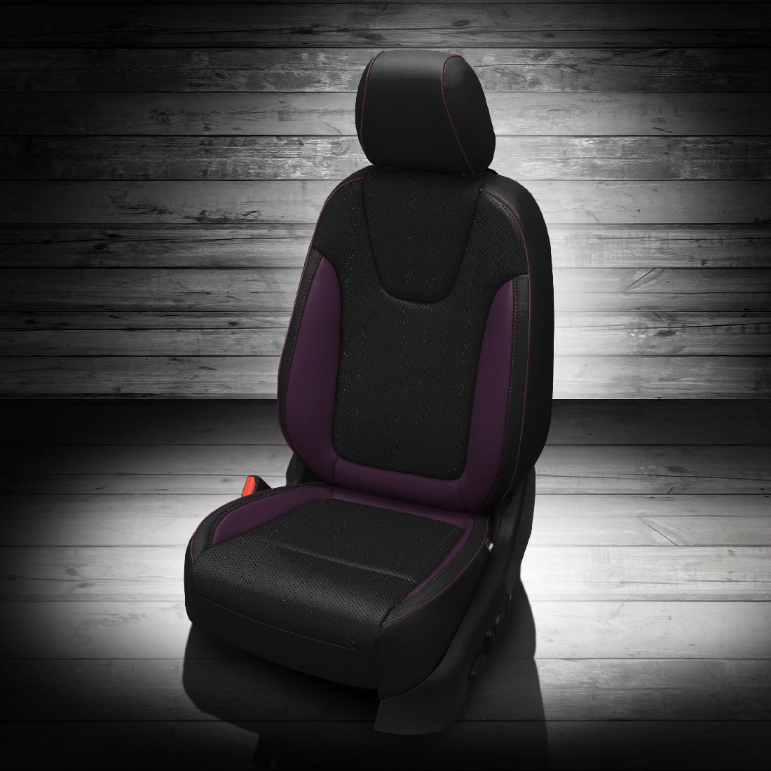 BLACK wrap, PURPLE Wings, Perf Body, PURPLE piping