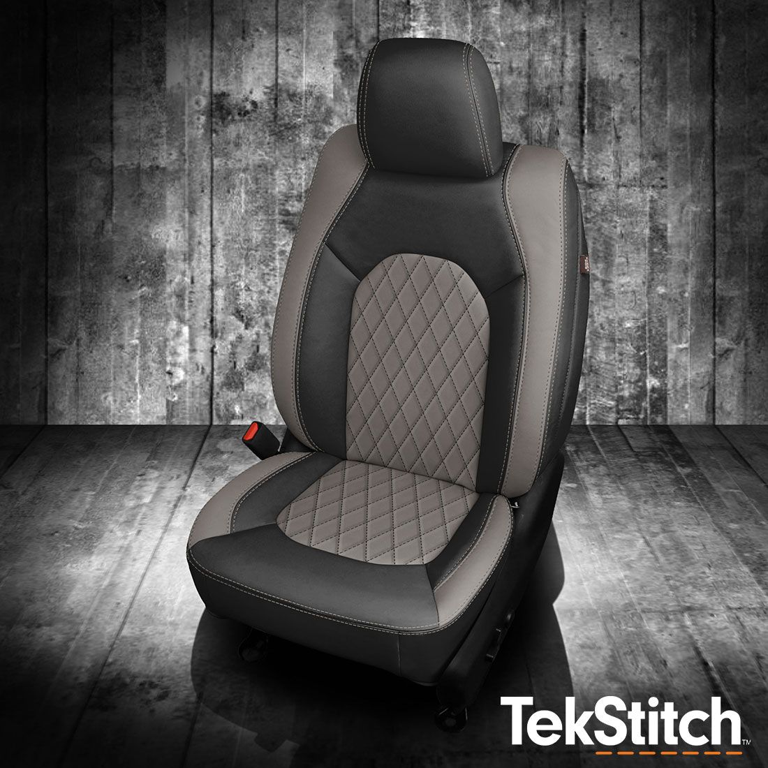 Black wrap, Ash insert, Ash wings, Ash contrast all stitch, TekStitch Diamond Insert Black TekColor