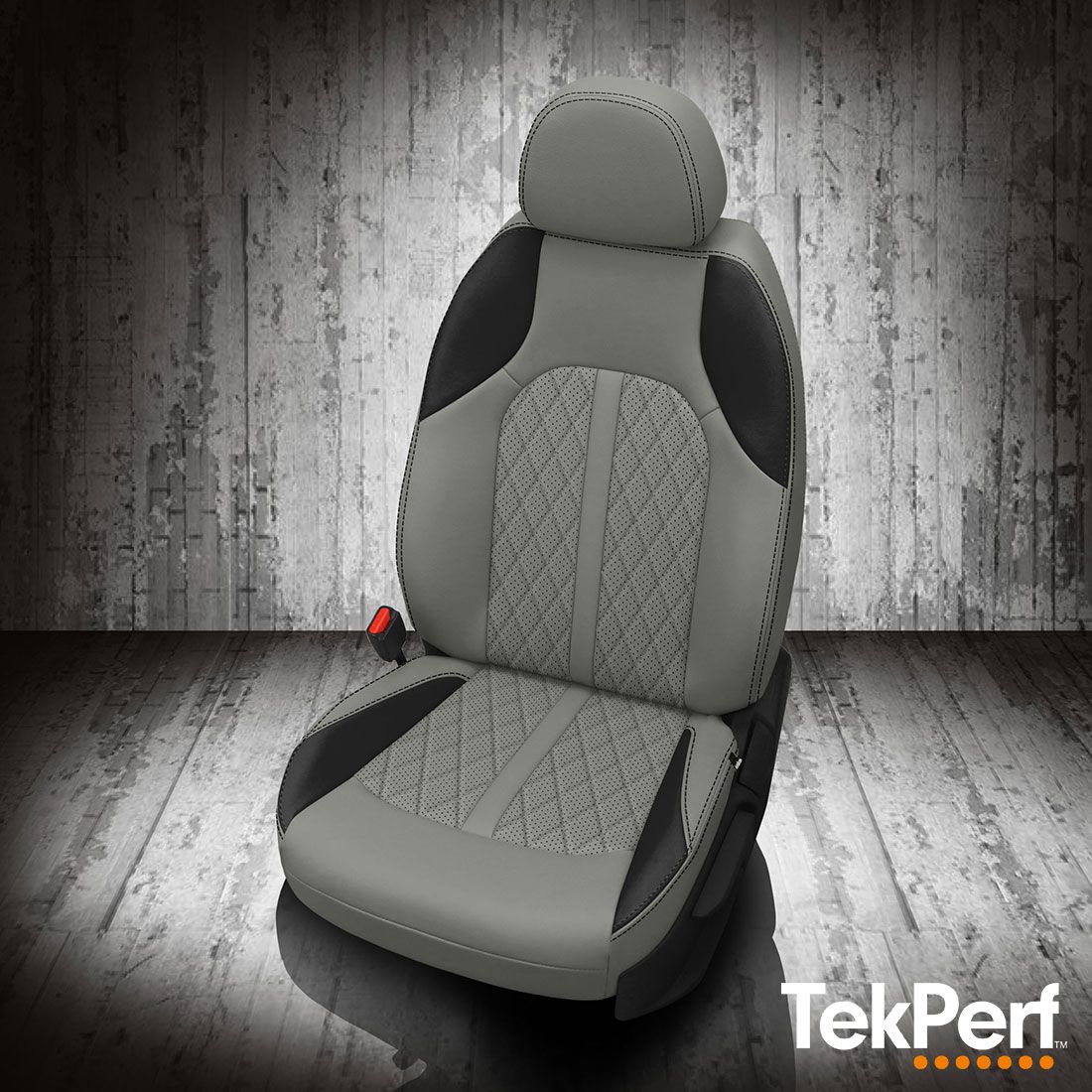 Frost wrap, perf insert, Black wings, Black contrast all stitch, TekStitch Diamond Insert Frost TekColor