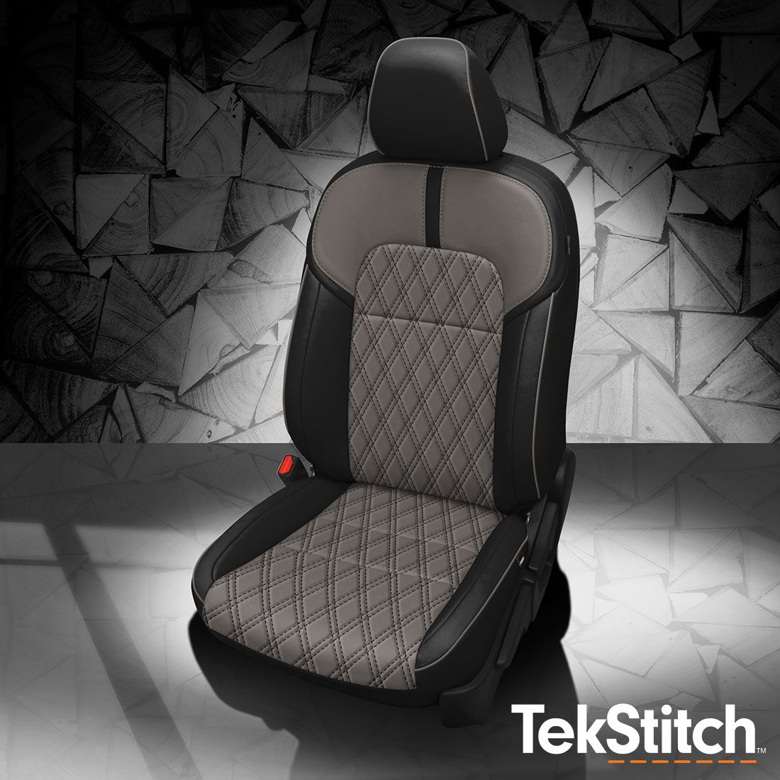 Black wrap, Ash body, Black wings, Ash contrast all stitch, Ash piping, TekStitch Double Diamond Insert Black TekColor