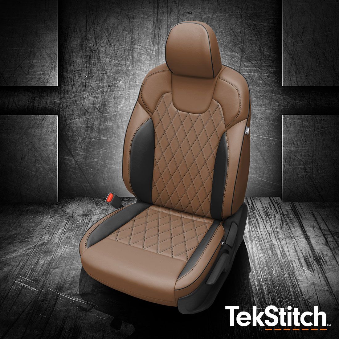 Walnut wrap, Black wings, Black contrast all stitch, Black piping, TekStitch Diamond Insert Black TekColor
