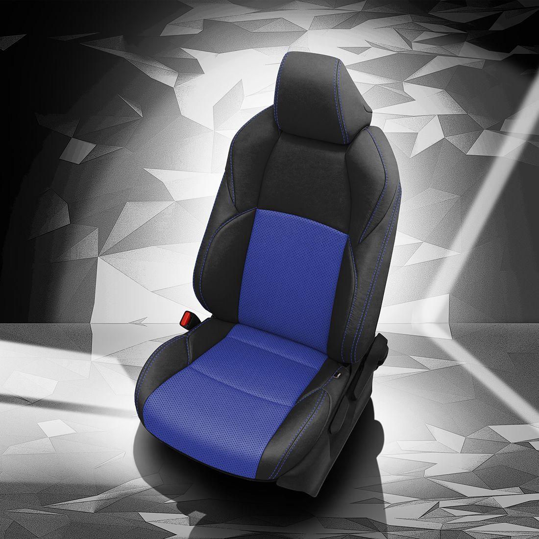BLACK wrap, COBALT Combo, Perf Combo, COBALT contrast all stitch