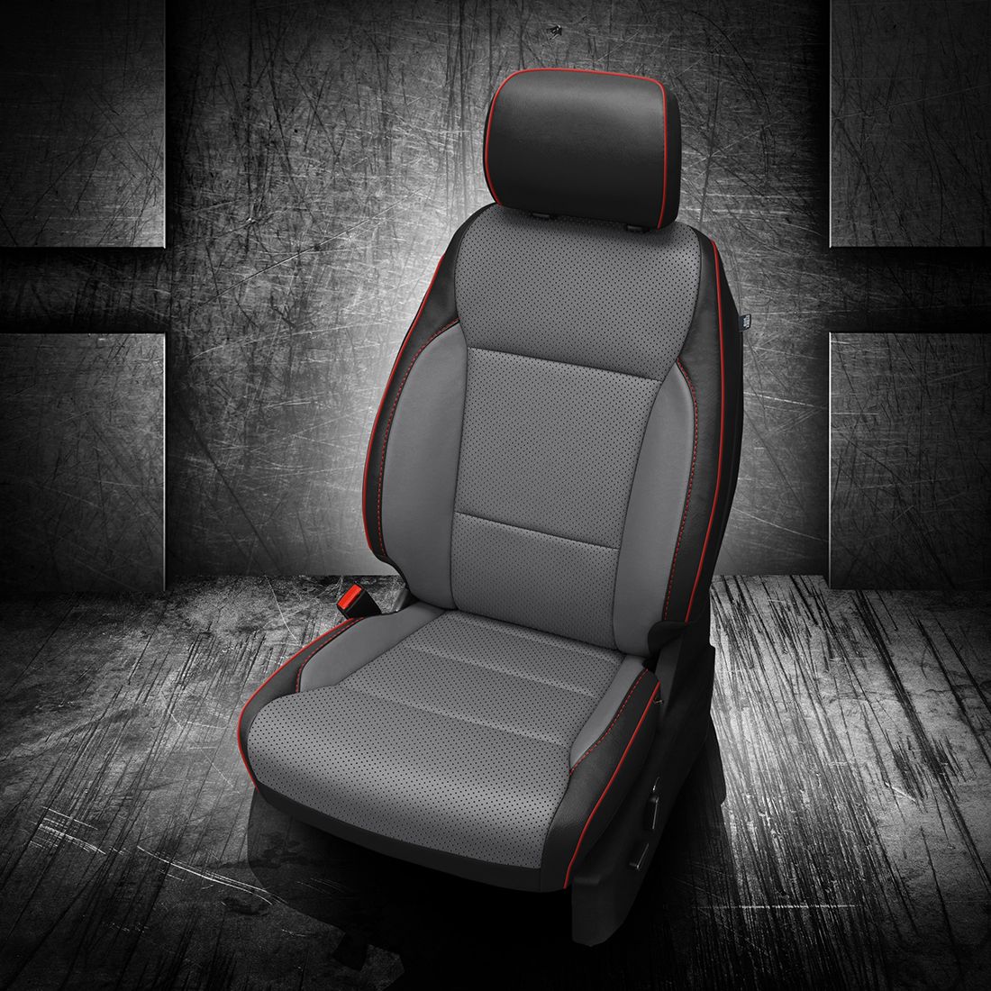 BLACK wrap, LUNAR GREY Body, Perf Body, RED piping, LUNAR GREY wings