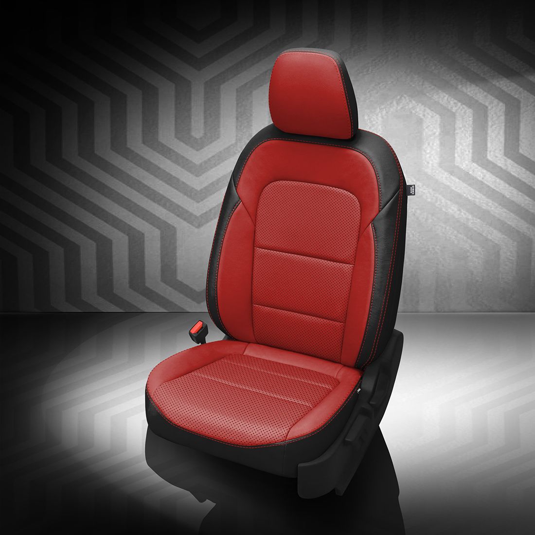 BLACK wrap, RED Center, Perf Combo, RED contrast all stitch, RED wings