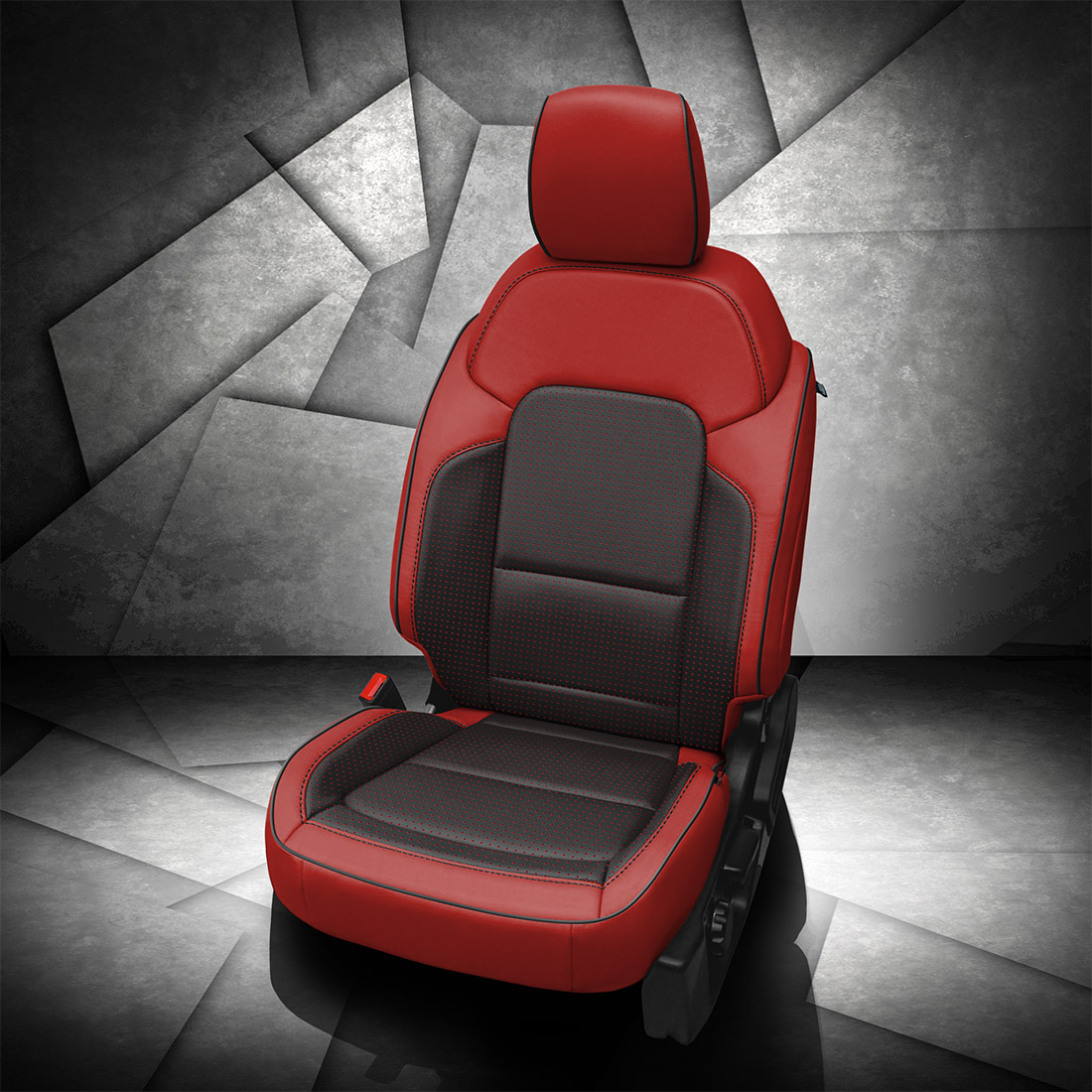RED wrap, BCDA RED Insert, BLACK piping, BCDA RED wings