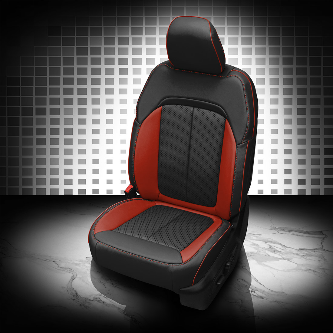 BLACK wrap, CARDINAL Wings, Perf Inserts, CARDINAL piping