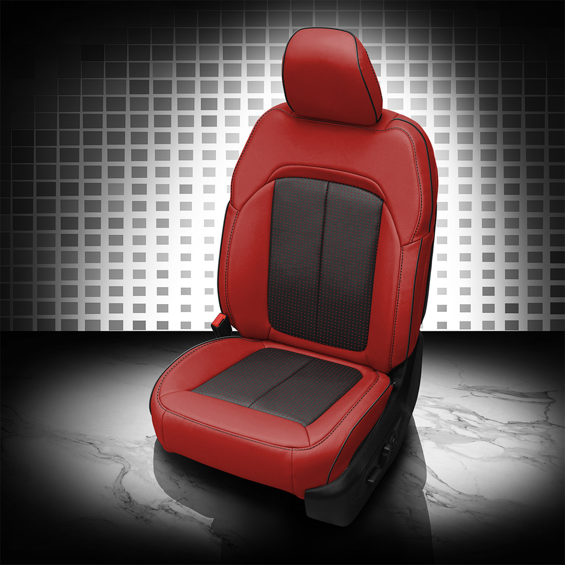 RED wrap, BCDA RED Insert, BLACK piping