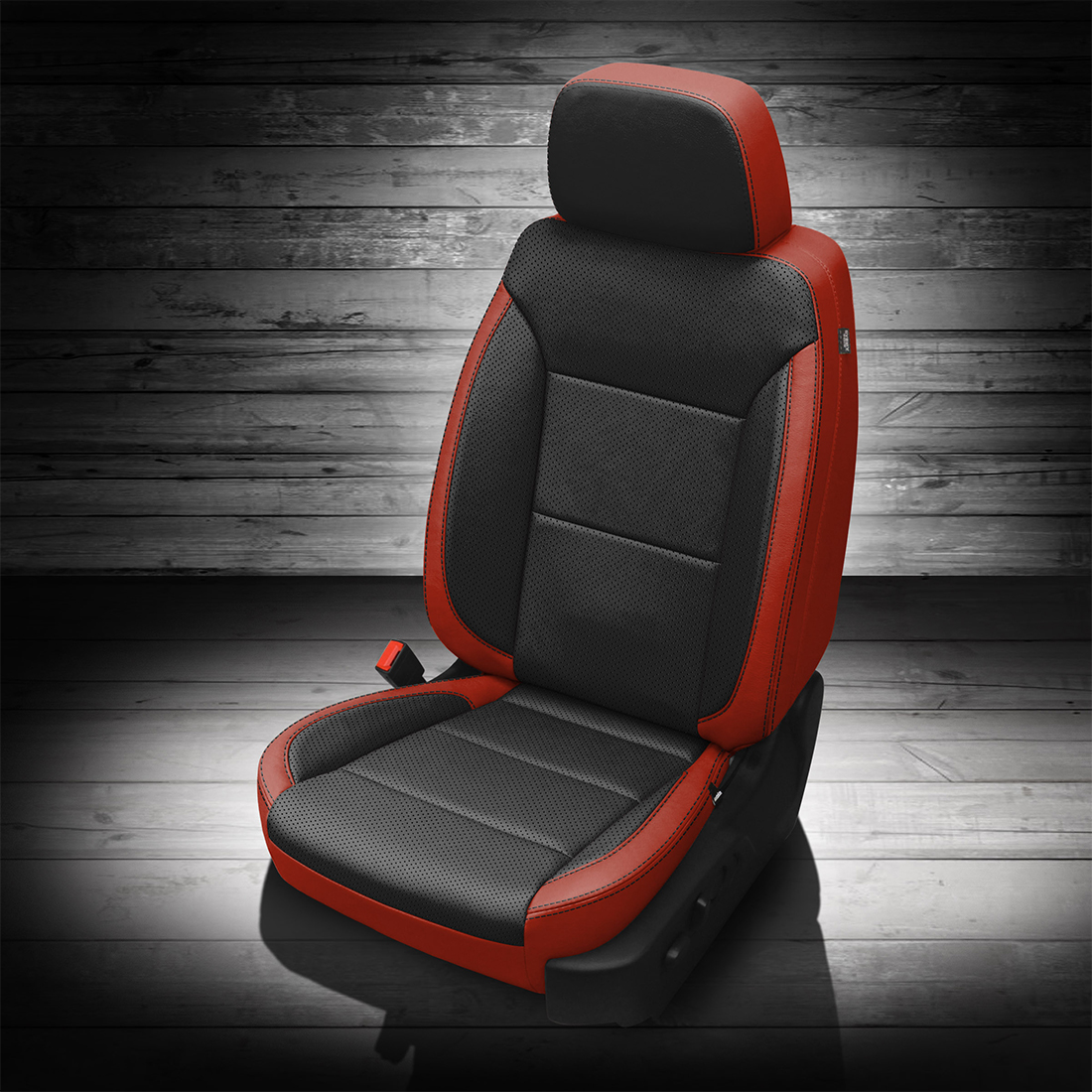 CARDINAL wrap, BLACK Center, Perf Body & Wings, BLACK contrast all stitch, BLACK wings