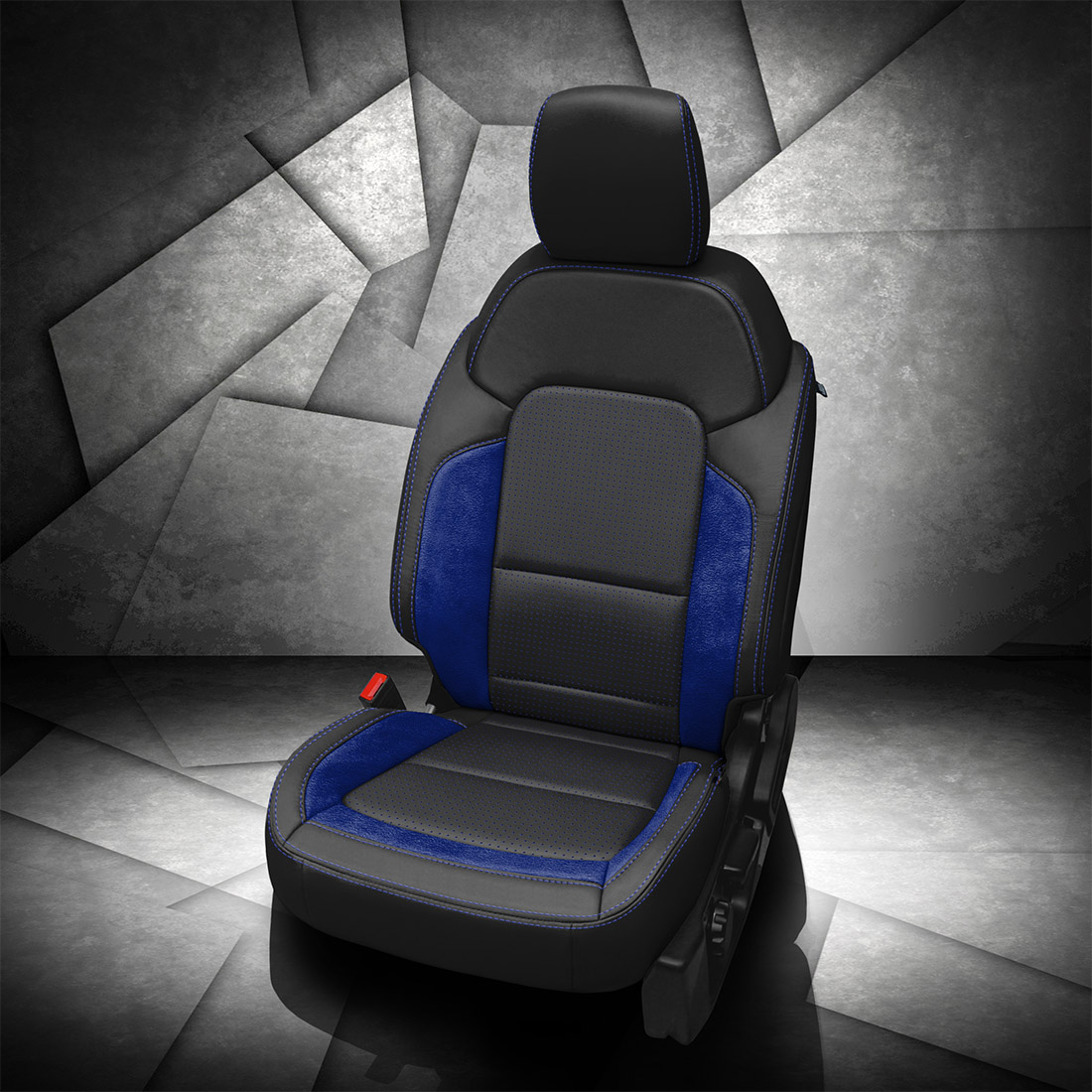 Black wrap, Barracuda Blue combo, Sapphire Suedezkin wings, Cobalt contrast all stitch