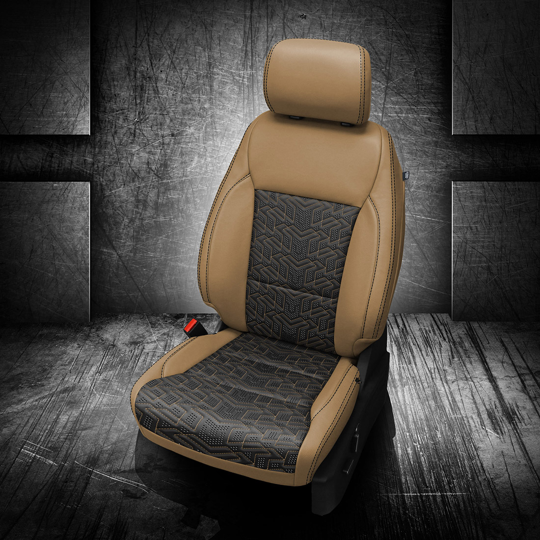 BISQUE wrap, BLACK Combo, BLACK contrast all stitch, Tek Fusion VECTRONYX FUSION COMBO, BISQUE TekColor