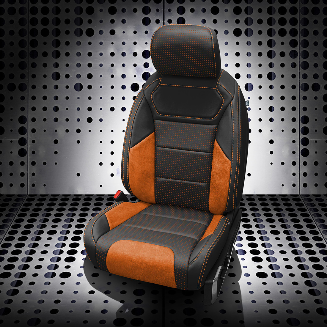 BLACK wrap, BARP Combo, Perf Combo, +CITRUS ORANGE contrast all stitch, ~3032 MANGO wings