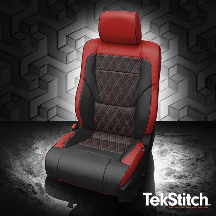 RED wrap, BLACK Combo, BLACK piping, BLACK wings, TekStitch Double Diamond inserts, RED TekColor