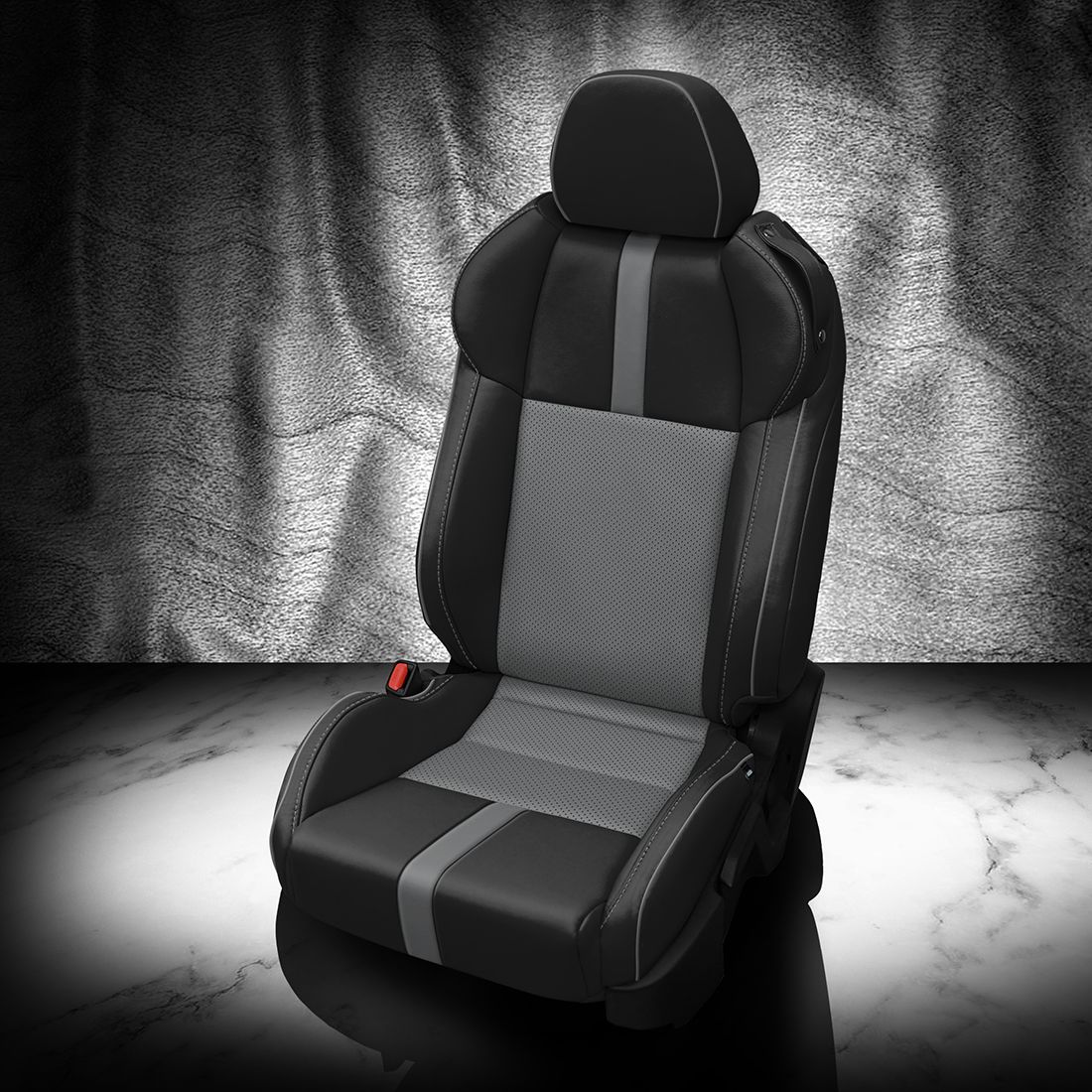 BLACK wrap, LUNAR GREY Insert, Perf Inserts, LUNAR GREY piping, LUNAR GREY wings