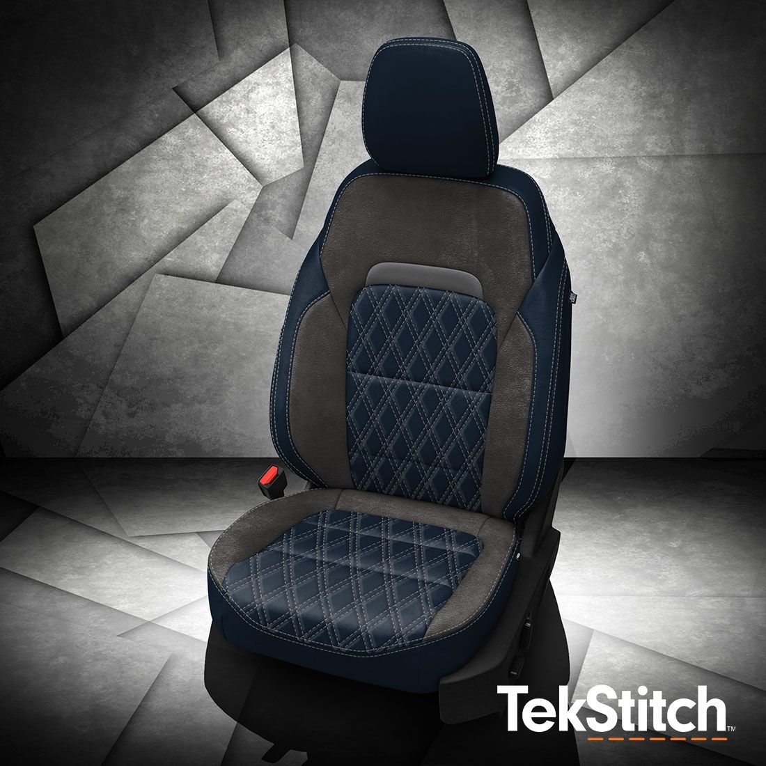 ATLANTIC wrap, ~6929 DARK SLATE Body, LUNAR GREY contrast all stitch, LUNAR GREY wings, TekStitch Diamond inserts, LUNAR GREY TekColor
