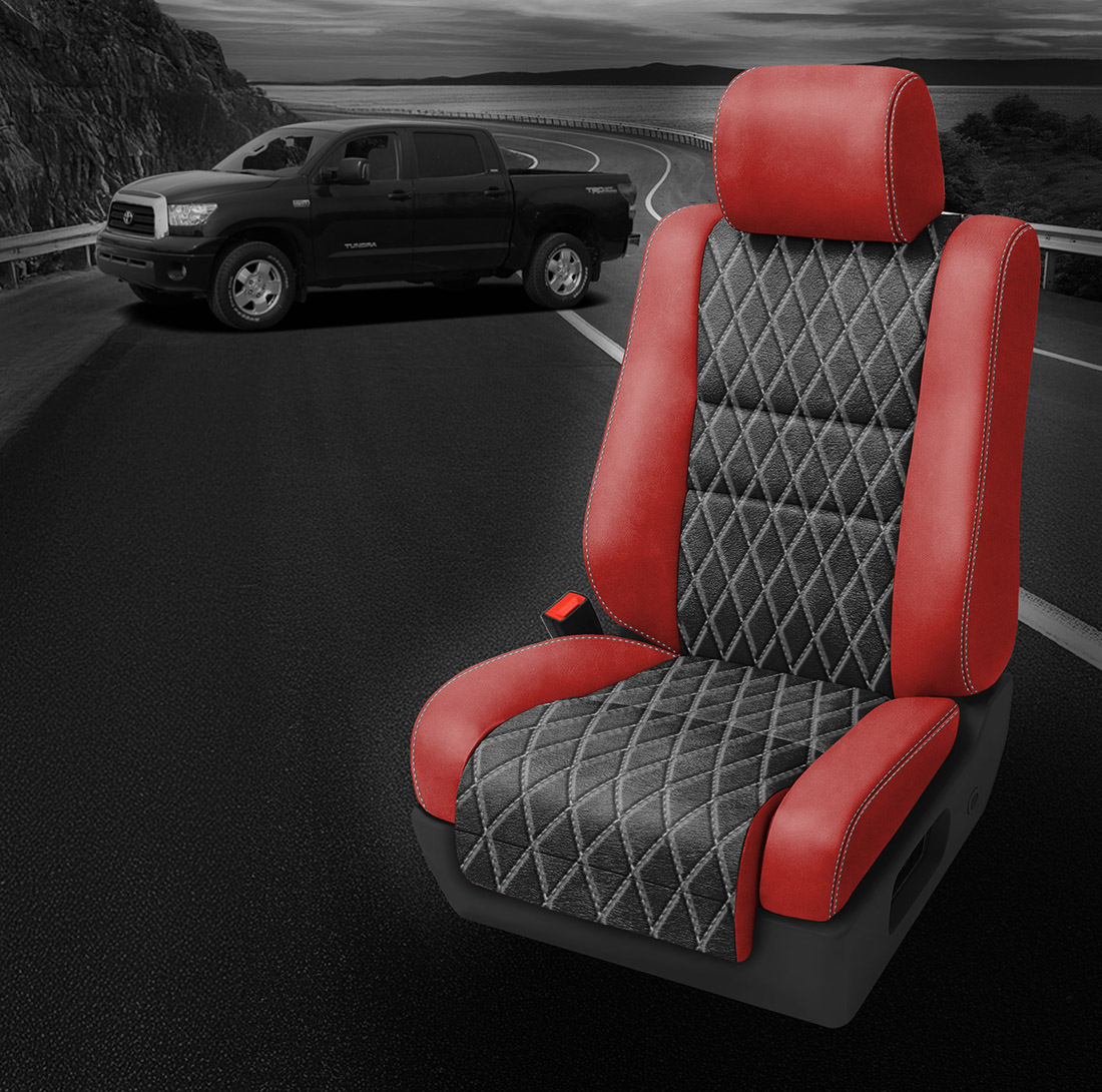 RED wrap, ~3030 RAVEN Body, SILVER contrast all stitch, Tek Stitch SINGLE DIAMOND BODY, SILVER TekColor