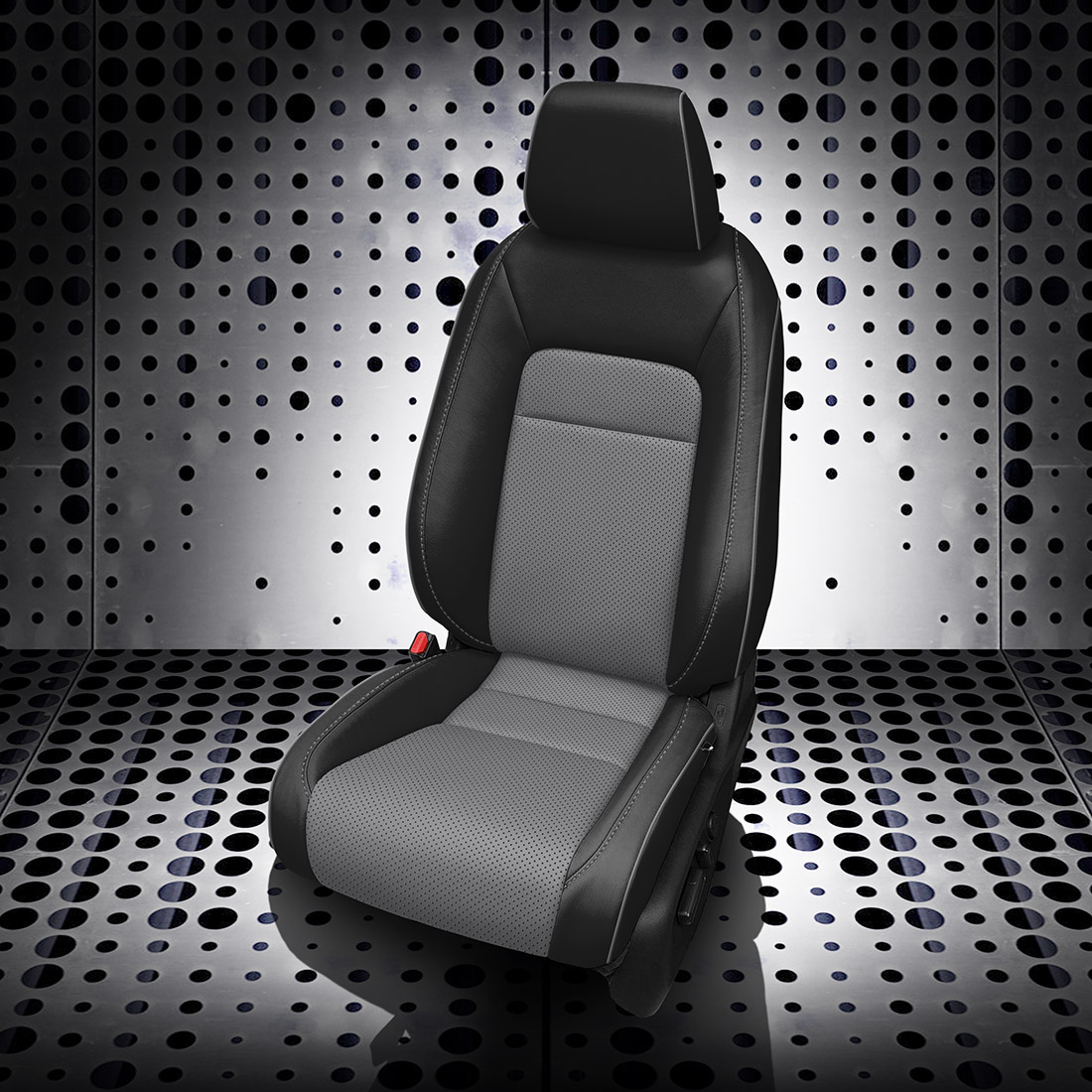 BLACK wrap, LUNAR GREY Combo, Perf Combo, LUNAR GREY piping
