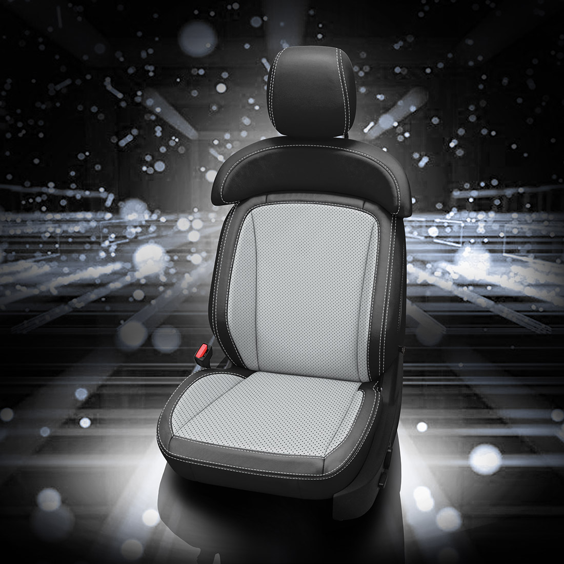 BLACK wrap, CEMENT Insert, Perf Inserts & Wings, CEMENT contrast all stitch, CEMENT wings