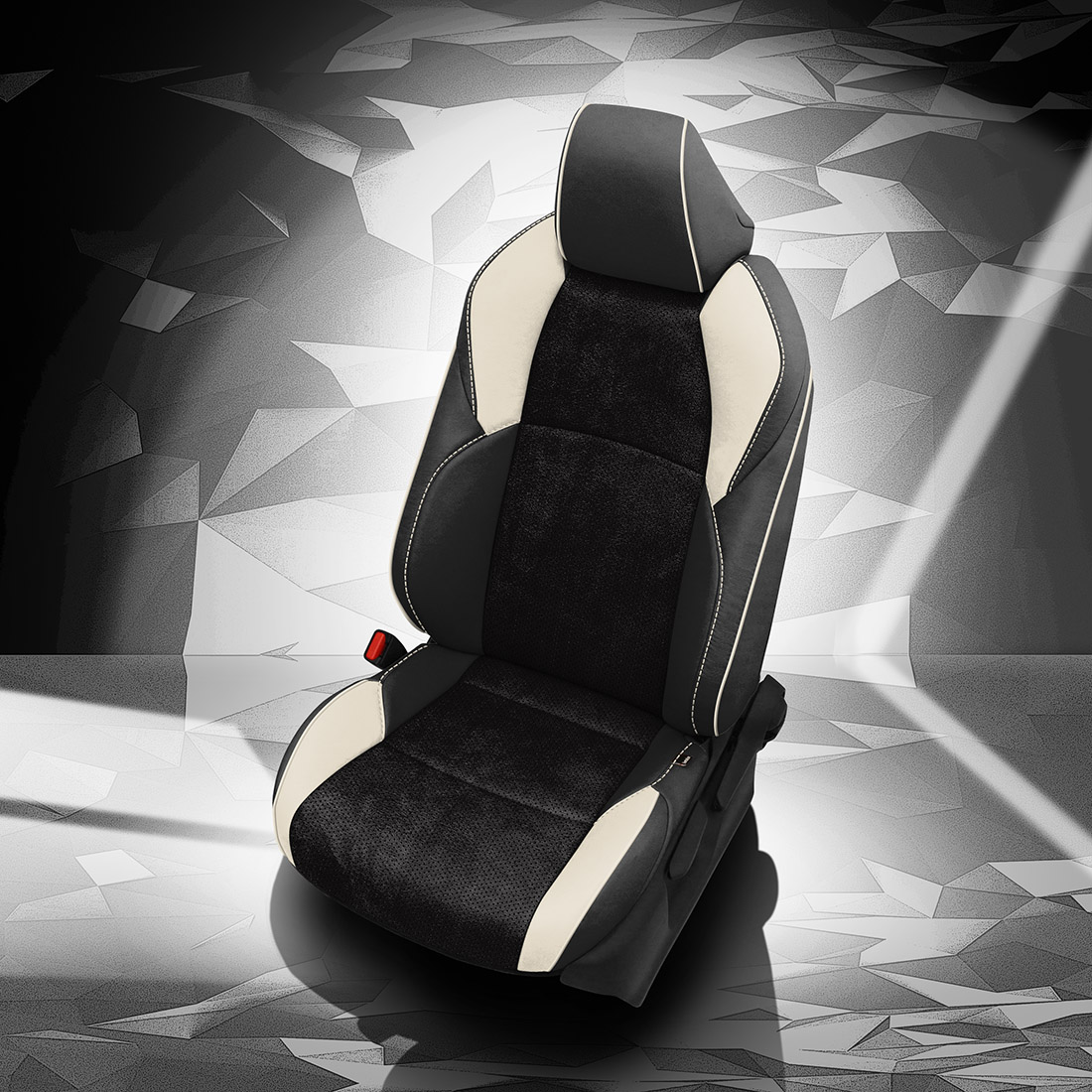 BLACK wrap, ~3030 RAVEN Body, Perf Body, PEARL piping, PEARL wings