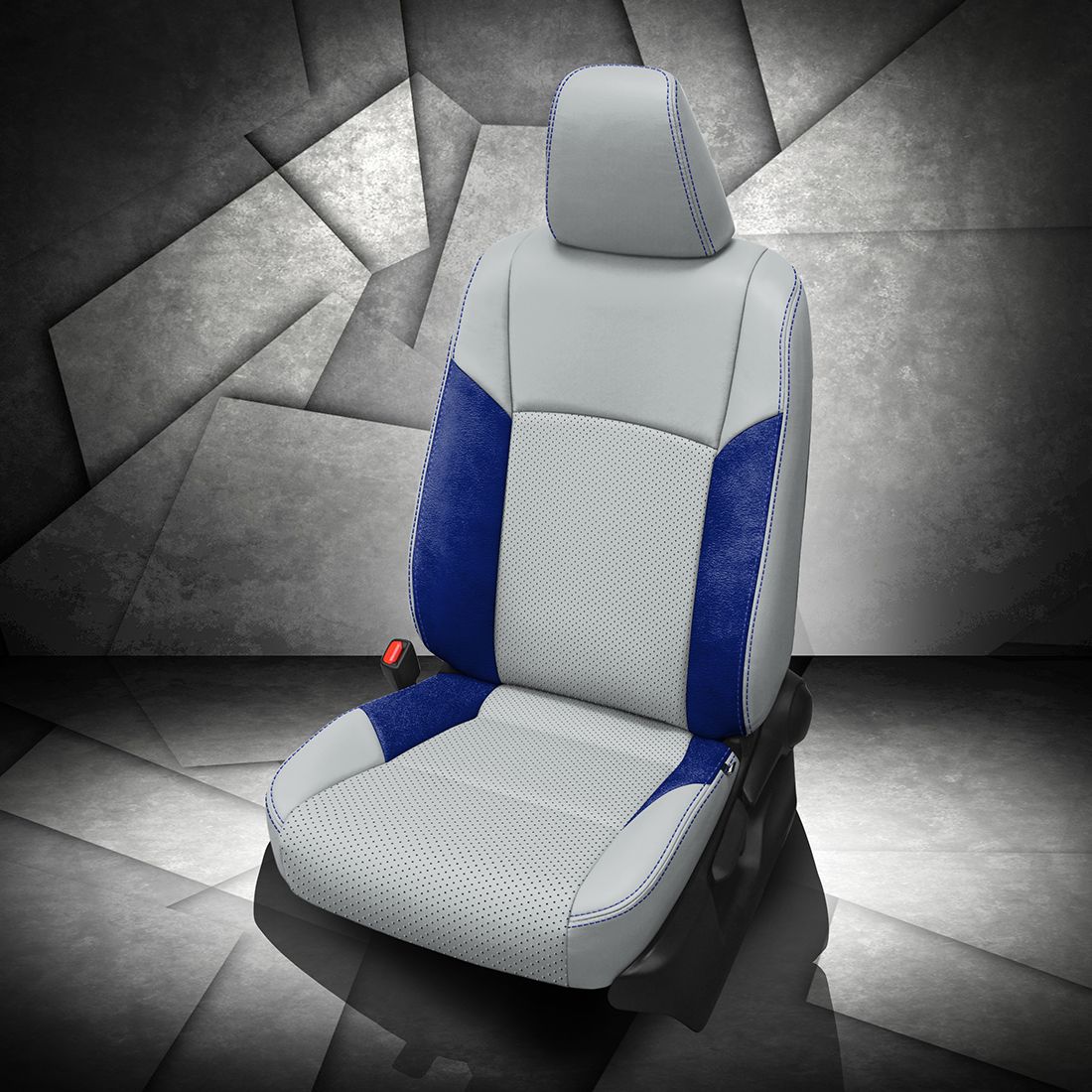 CEMENT wrap, ~3037 SAPPHIRE Wings, Perf Combo, COBALT contrast all stitch