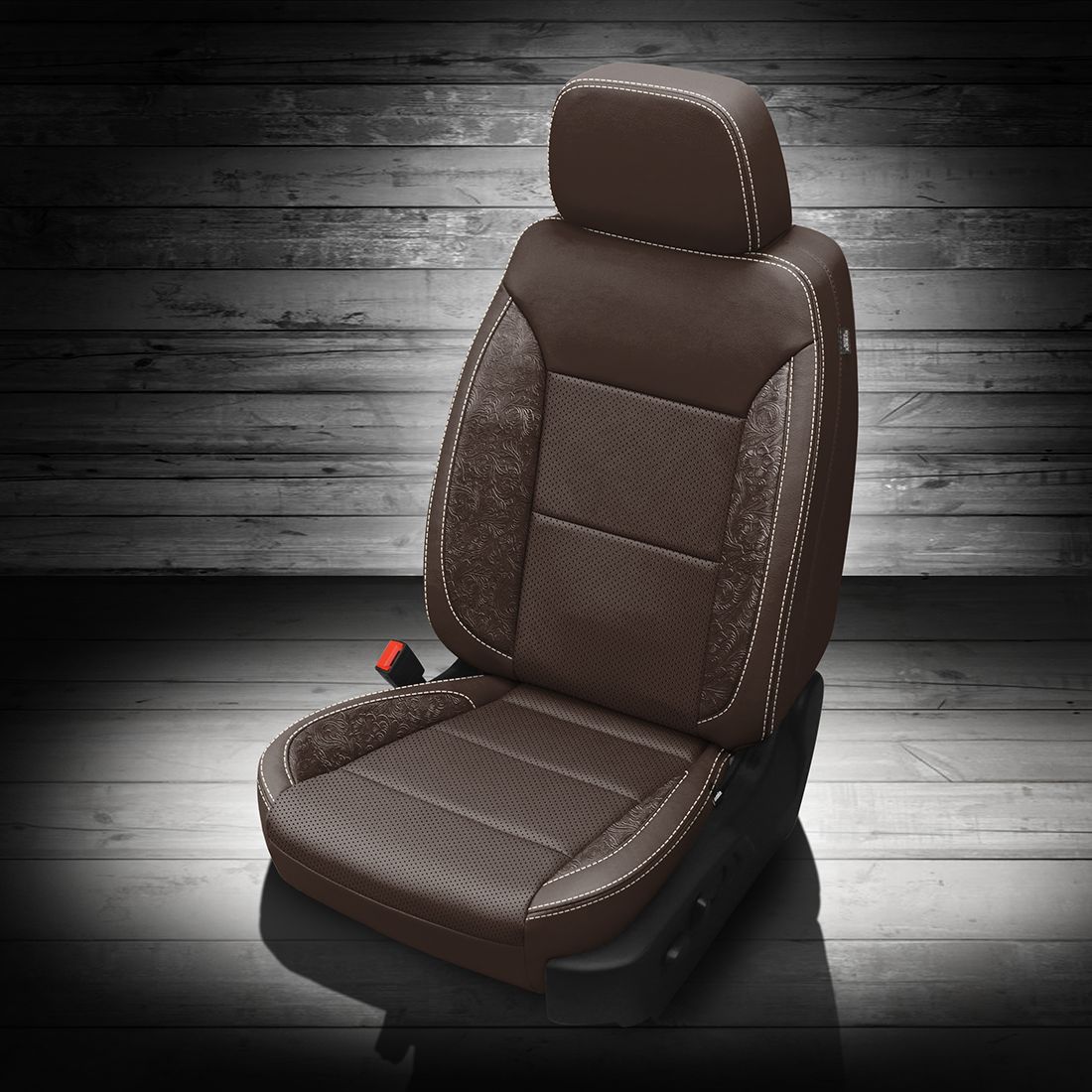 COFFEE wrap, COFFEE Insert, Perf Combo, PEARL contrast all stitch, OUTLAW BROWN wings
