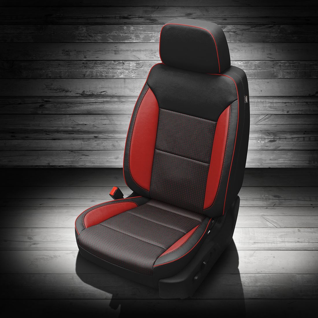 BLACK wrap, BCDA RED Combo, RED piping, RED wings