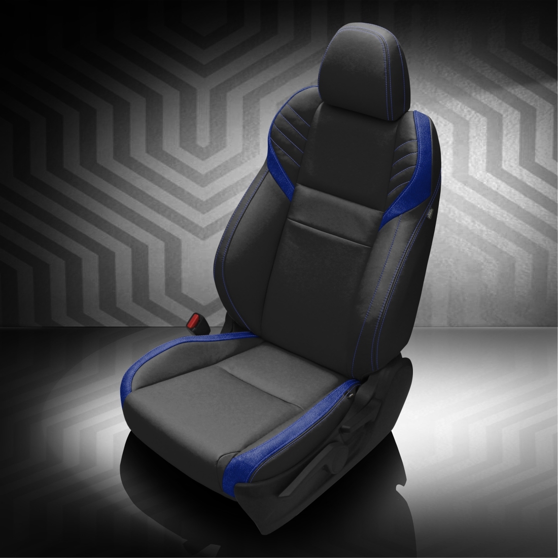 BLACK wrap, ~3037 SAPPHIRE Wings, COBALT double stitching