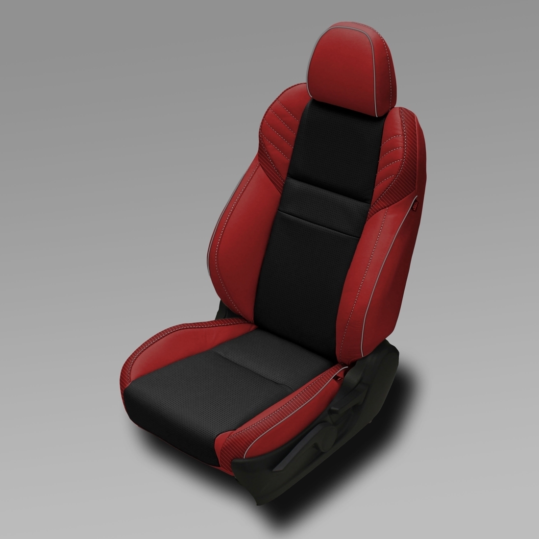 CARDINAL wrap, BCDA CHARCOAL Body, ASH piping, C CRIMSON wings
