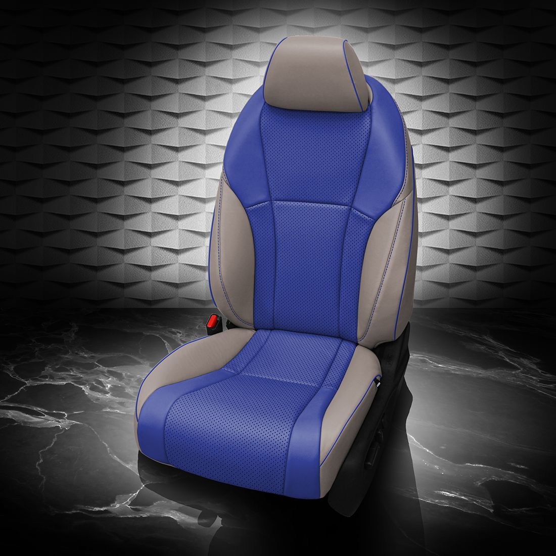 DOVE GREY wrap, COBALT Body, Perf Body, COBALT piping, COBALT wings