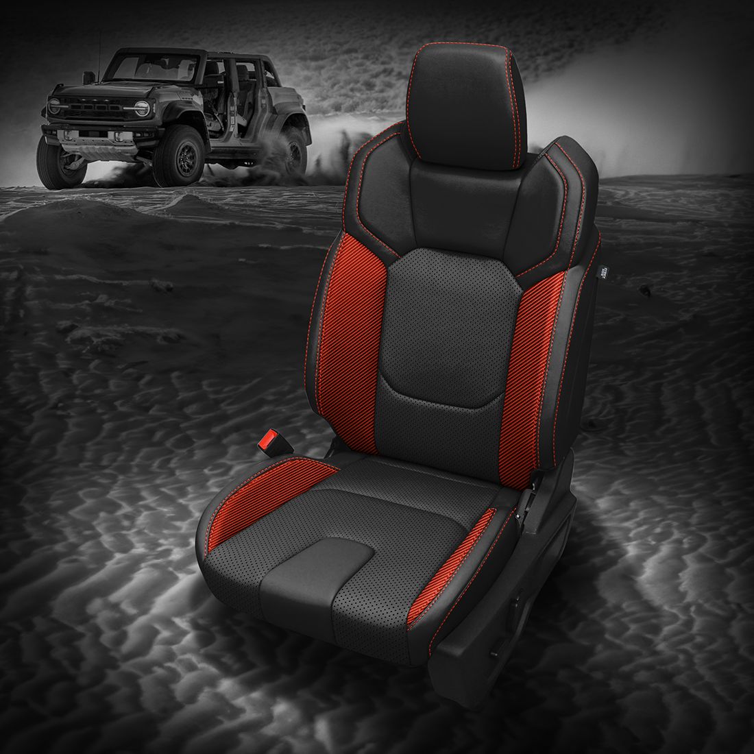 BLACK wrap, BLACK Insert, Perf Inserts, SALSA contrast all stitch, C CRIMSON wings
