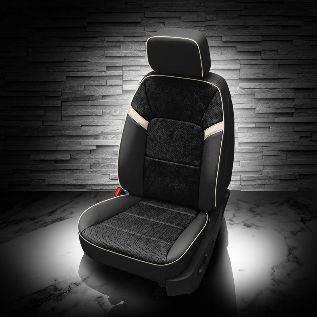 BLACK wrap, ~3030 RAVEN Body, Perf Body, PEARL piping, PEARL wings