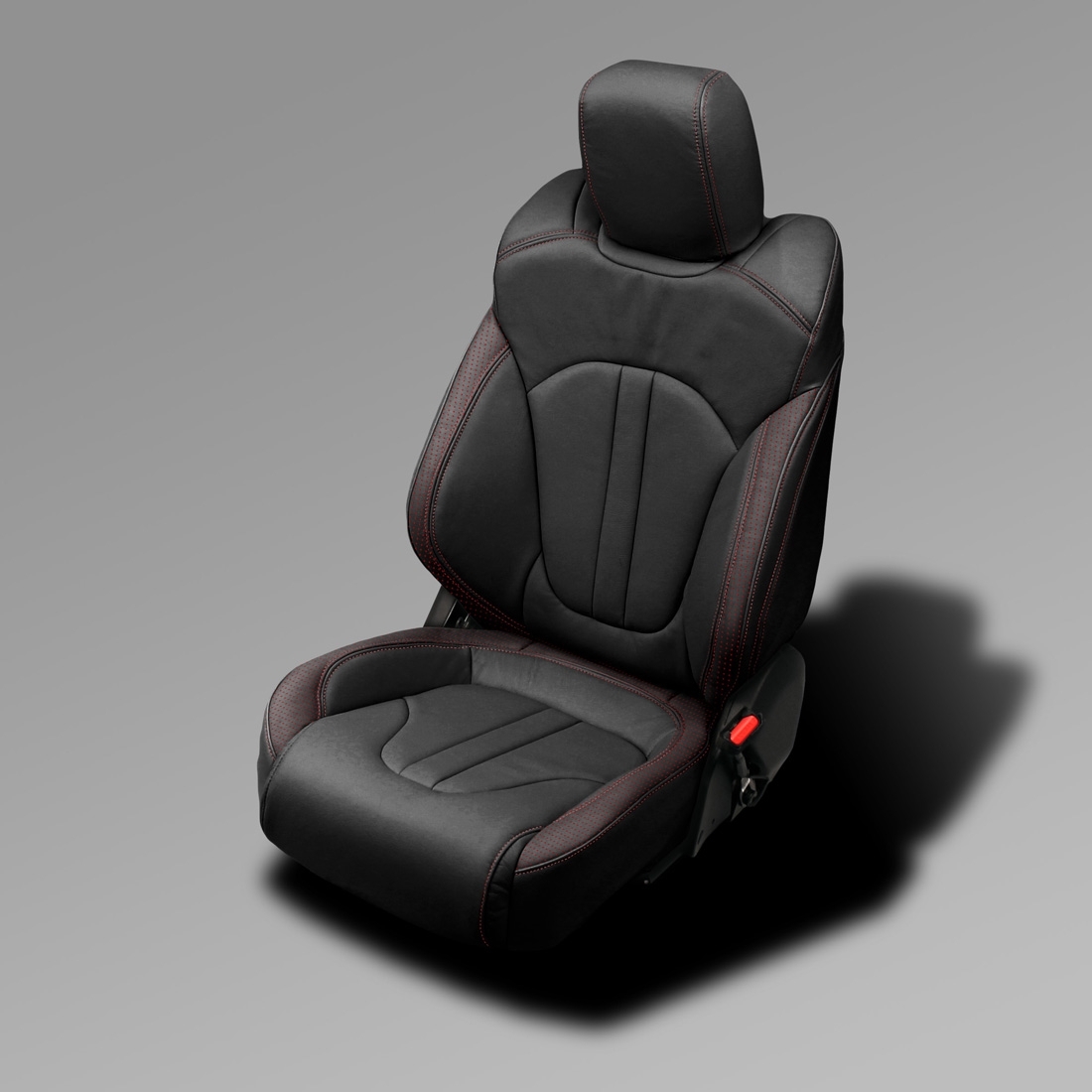 BLACK wrap, BLACK Insert, CARDINAL double stitching, BCDA RED wings