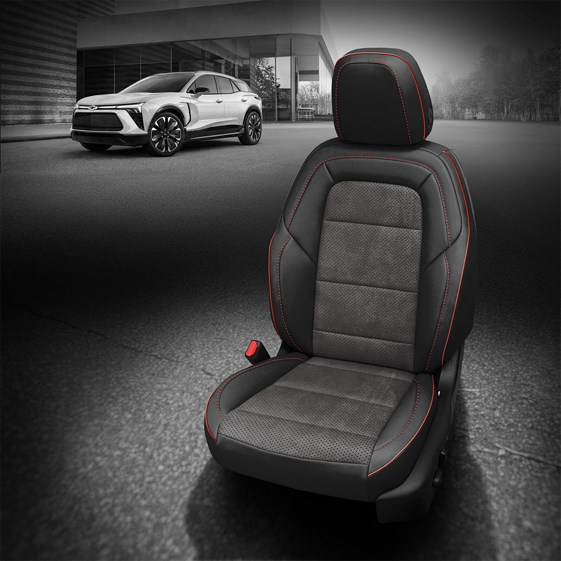 BLACK wrap, ~6929 DARK SLATE Combo, Perf Combo, RED piping