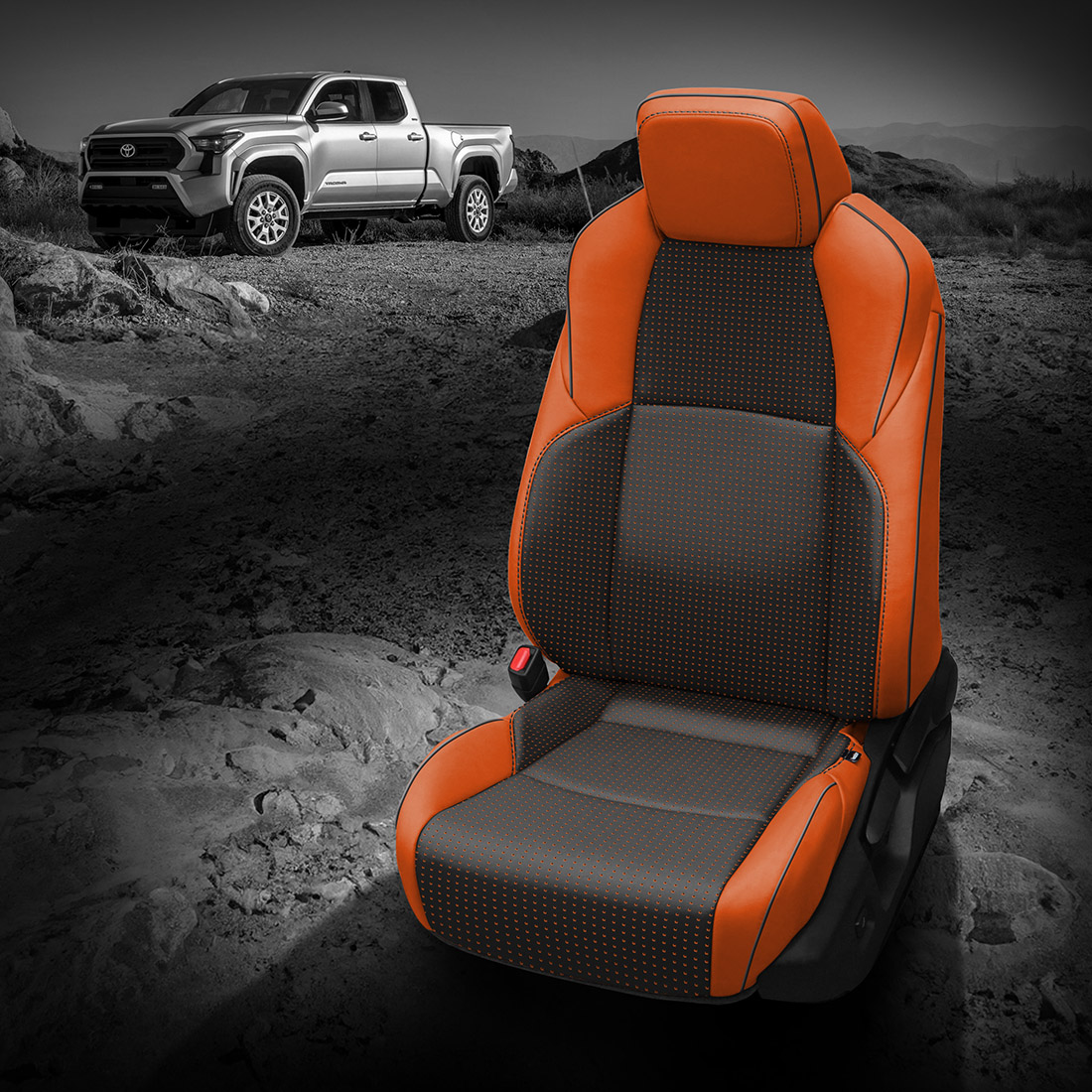 TANGERINE wrap, BCDA ORANGE Body, BLACK piping, BCDA ORANGE wings