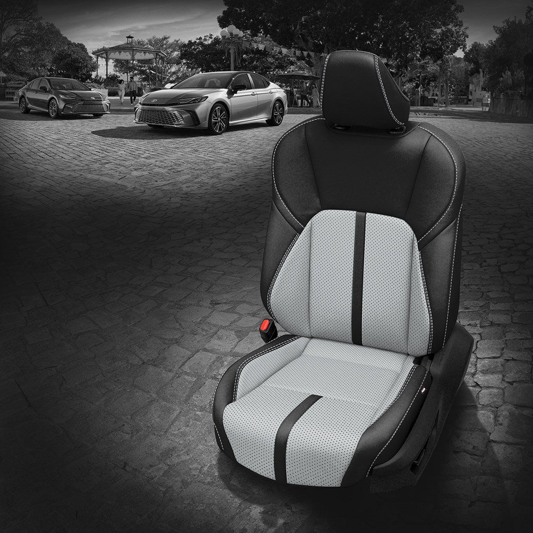 BLACK wrap, CEMENT Combo, Perf Combo, CEMENT contrast all stitch, BLACK wings