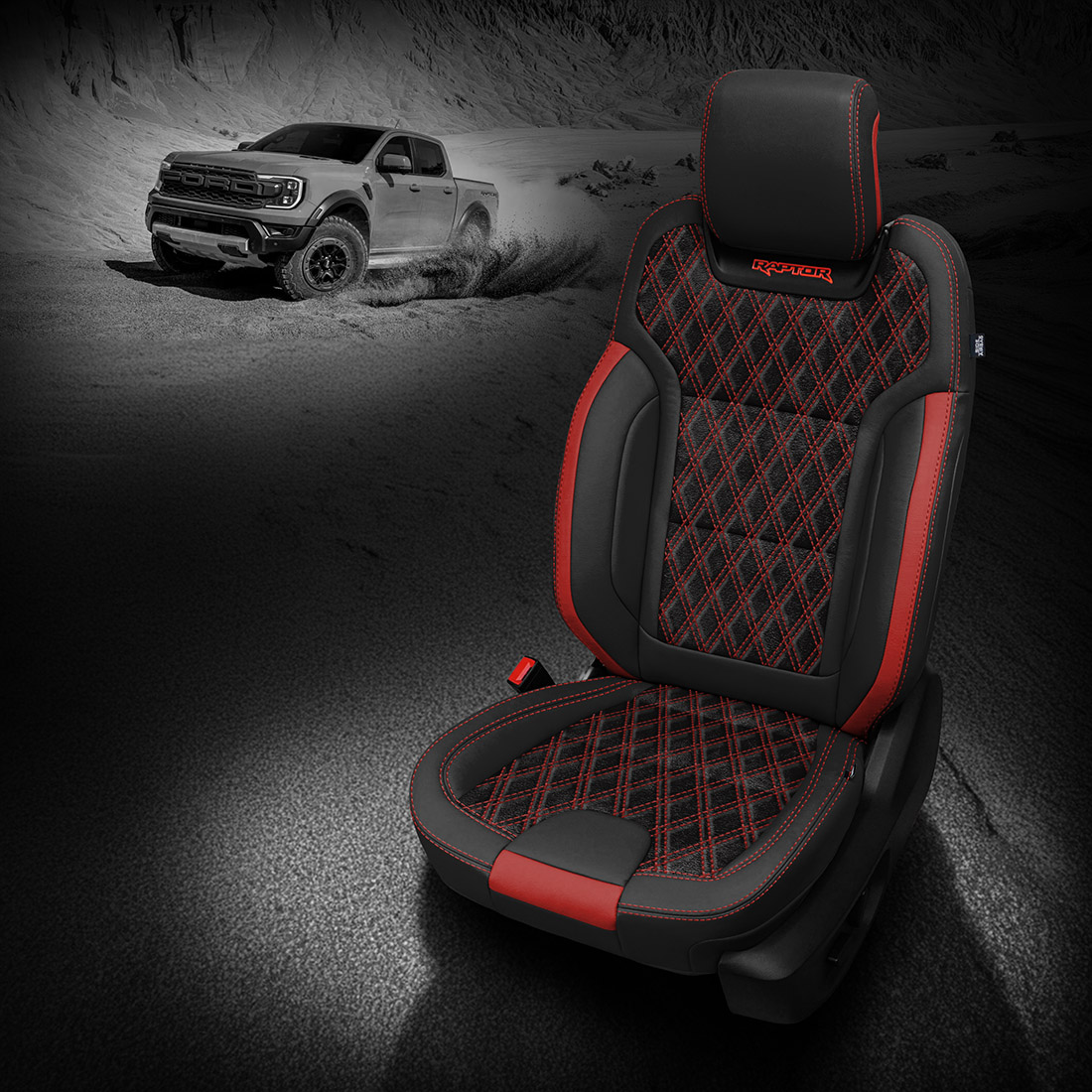Black wrap, Raven Suedezkin body, Red wings, Red contrast all stitch, TekStitch Double Diamond Insert Red TekColor