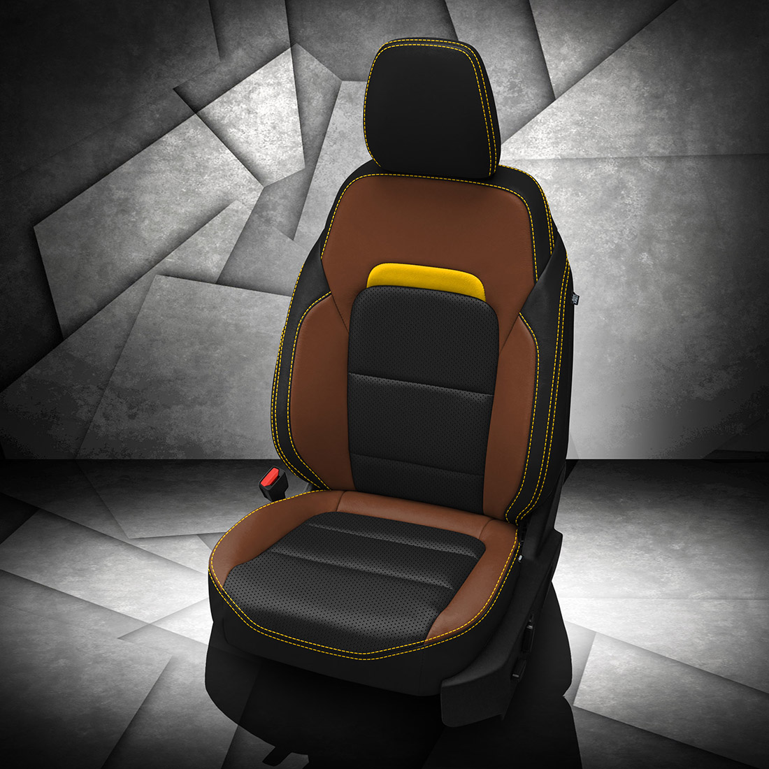 BLACK wrap, MAHOGANY Body, Perf Combo, HYPER YELLOW contrast all stitch, HYPER YELLOW wings