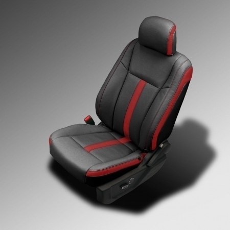 BLACK wrap, CARDINAL Wings, Perf Inserts, CARDINAL double stitching