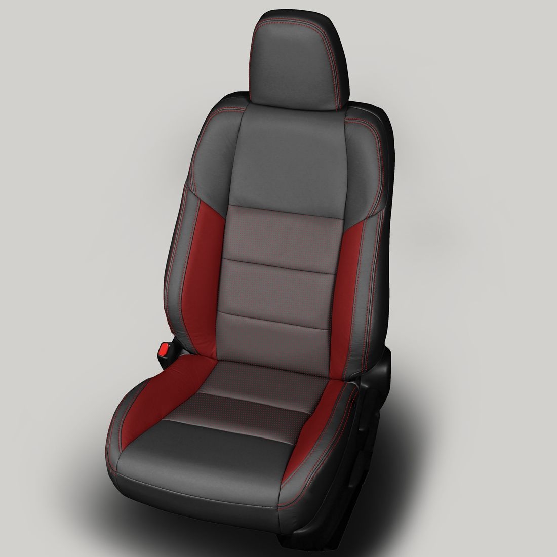 BLACK wrap, BCDA RED Insert, CARDINAL double stitching, CARDINAL wings