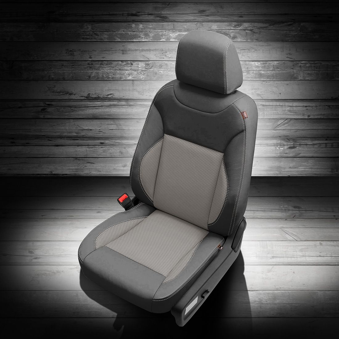 BLACK wrap, ASH Insert, Perf Inserts & Wings, ASH double stitching, ASH wings