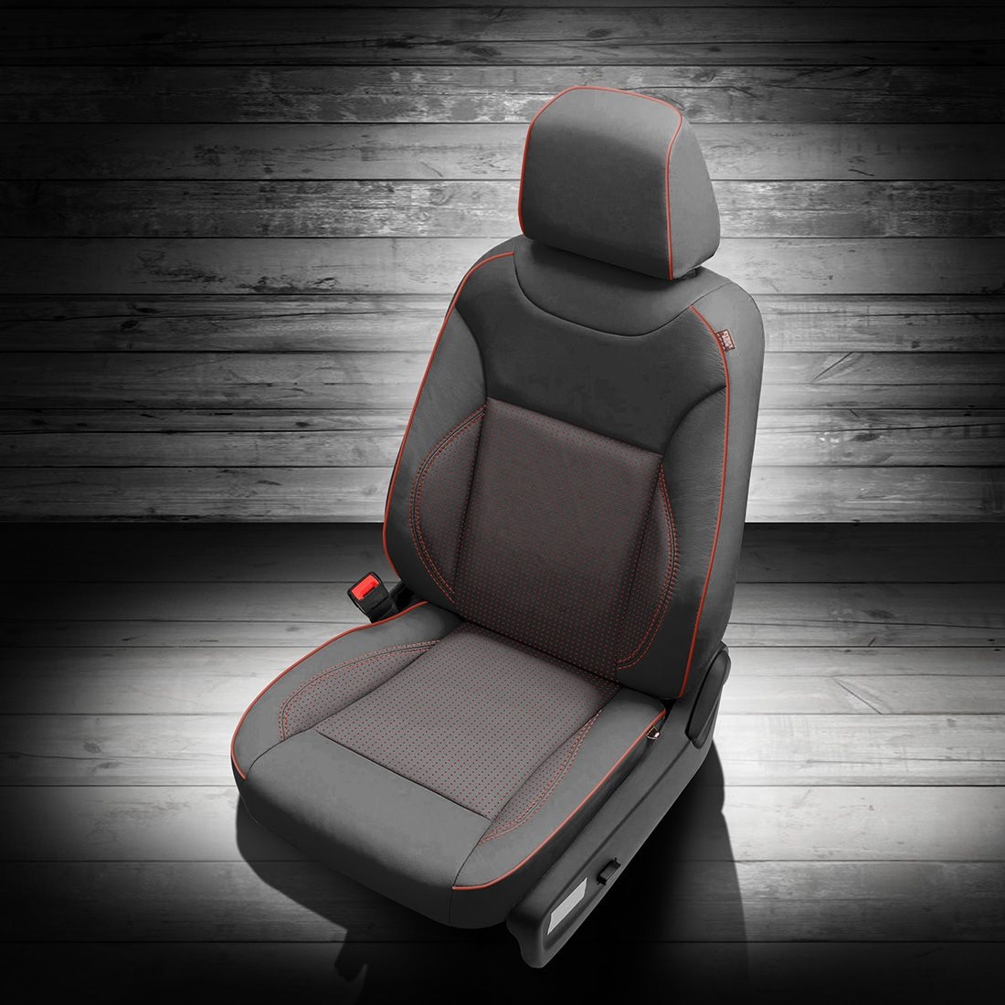 BLACK wrap, BCDA RED Insert, CARDINAL piping, BCDA RED wings