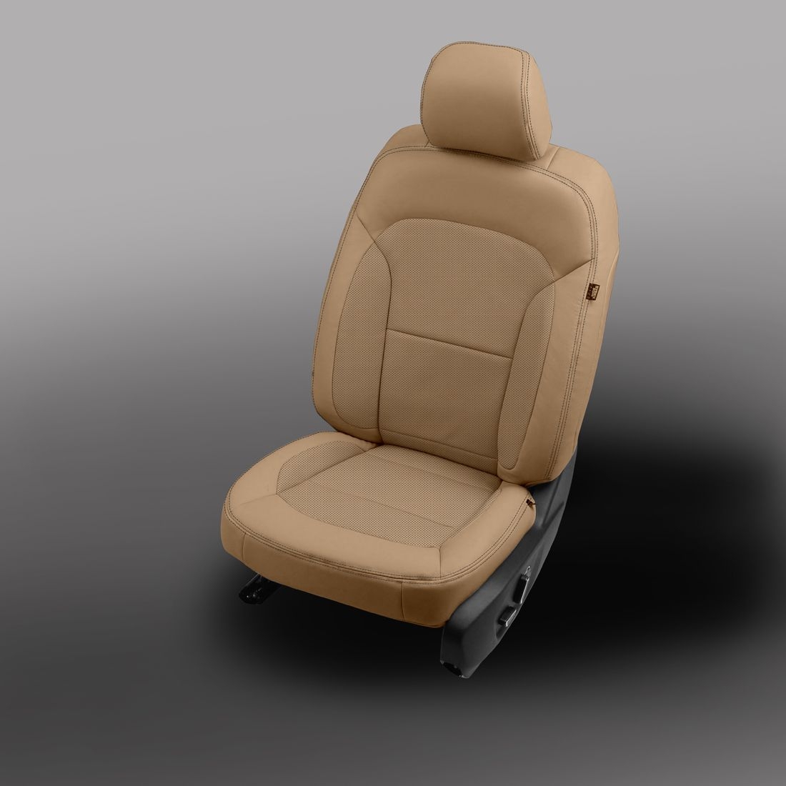BISQUE wrap, Perf Inserts & Wings, BLACK contrast stitch