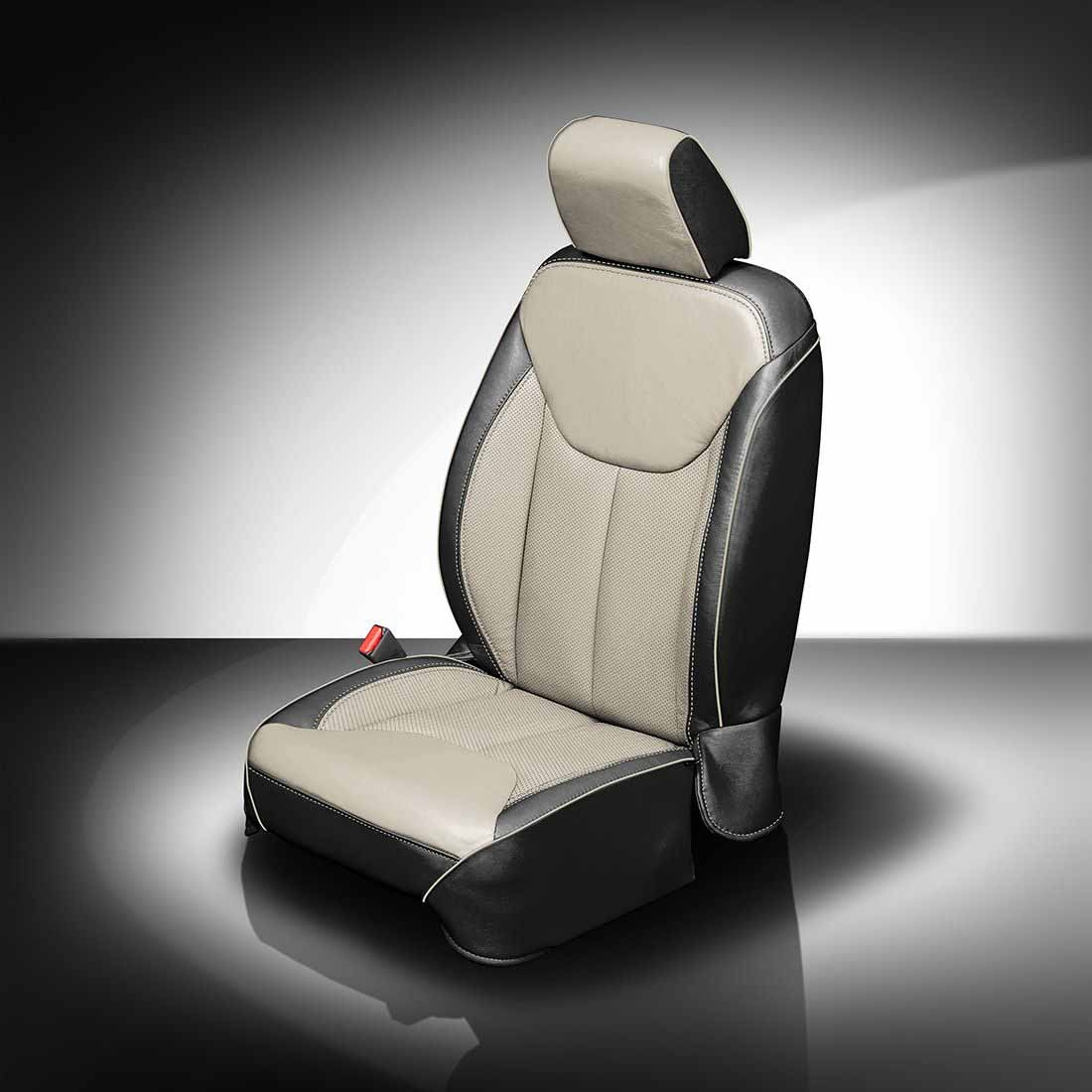 BLACK wrap, ALABASTER Center, Perf Inserts & Wings, ALABASTER piping, ALABASTER wings