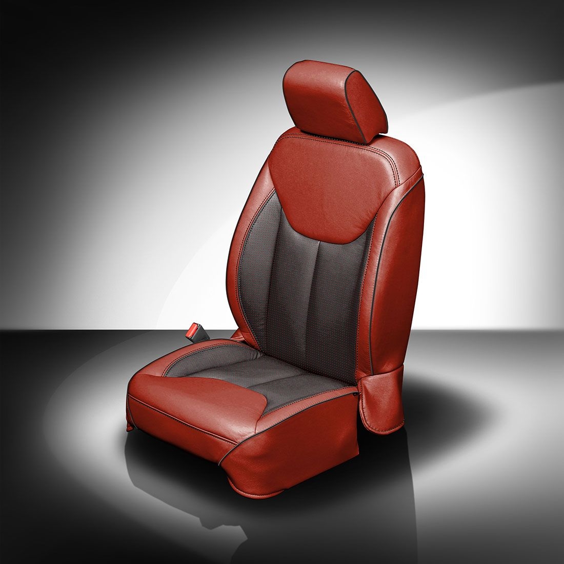 CARDINAL wrap, BCDA RED Insert, BLACK piping, BCDA RED wings