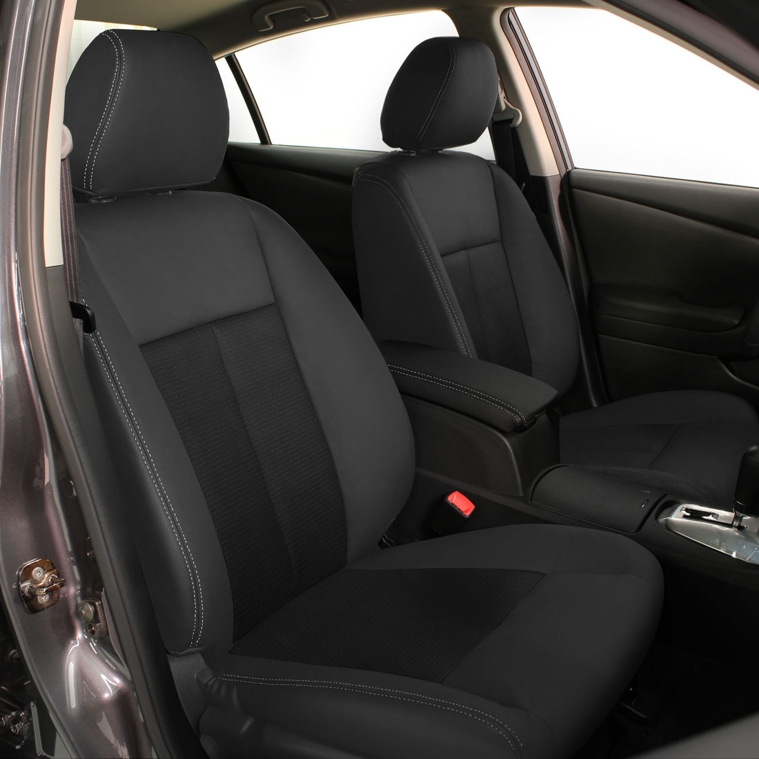 BLACK wrap, BCDA FLINT Insert, SILVER double stitching