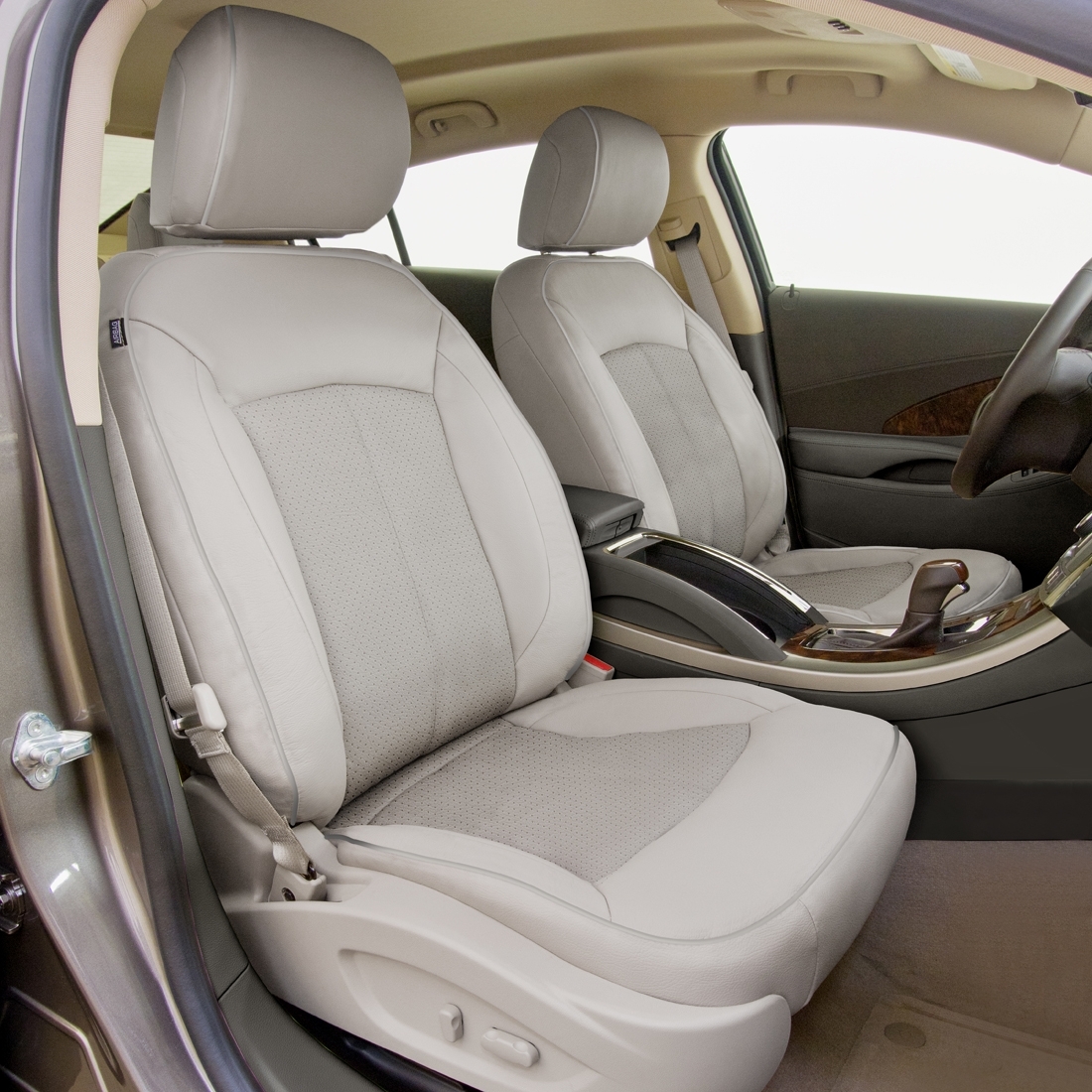 DOVE GREY wrap, ~7534 MED TAUPE Insert, Perf Inserts, DOVE GREY piping