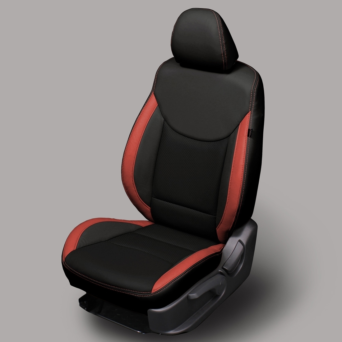 BLACK wrap, RED Wings, Perf Inserts, RED double stitching