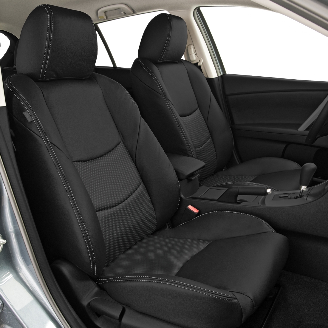 BLACK wrap, BCDA FLINT Insert, SILVER double stitching