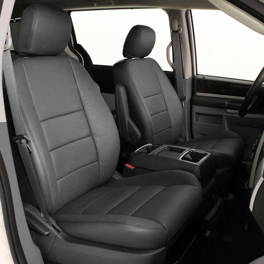 LT GREY wrap, LT GREY double stitching