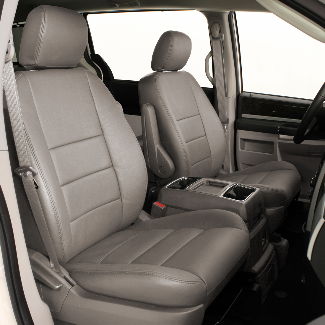 DOVE GREY wrap, DOVE GREY double stitching