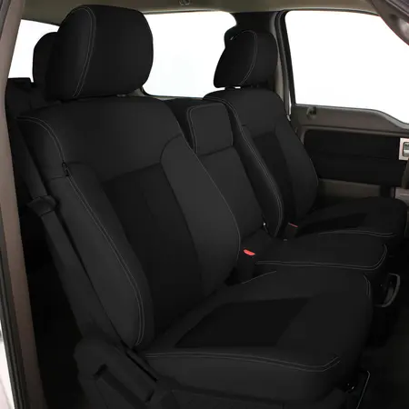 BLACK wrap, Perf Inserts, LT GREY double stitching